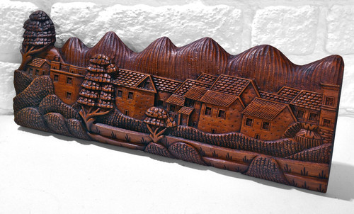 Vintage hand carved - carved, wooden
