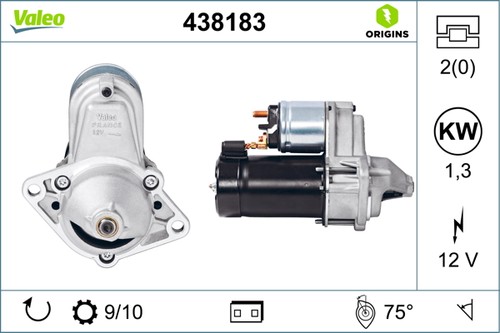 Valeo 438183 starter for - valeo-oe,