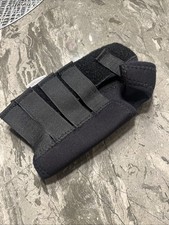 black Promedics Wrist brace with hook-and-loop fasteners Left Large