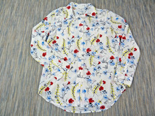 Equipment Femme Shirt Womens UK Medium Floral 100% Silk Button Up