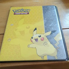 Pokemon Ultra Pro 9-Pocket Card Binder Folder Pikachu 2015 10Page Rare Used