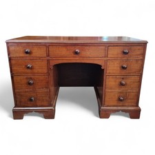 Victorian Mahogany Kneehole