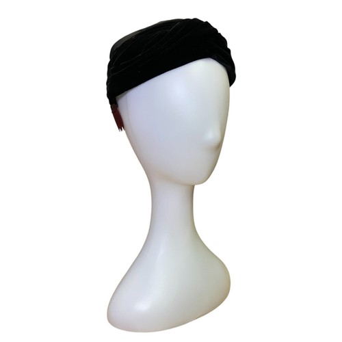1950s vintage black - 1950s, velvet