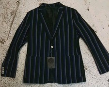 Pretty Green -  Black Label Marton Mills Wool Blend Boating Blazer - Medium New