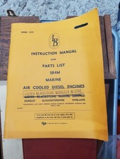 Manual and Parts List - Lister Blackstone SR4M Marine Air Cooled Diesel Engines