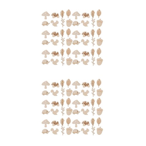 Pieces wood for - 2, crafts