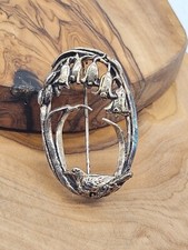 Vintage  Silver Brooch Lily of the Valley, VGC, L1159