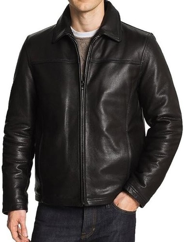 Men black handmade real - men's,