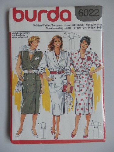 Vintage burda 6022 sewing - vintage,