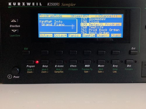 Kurzweil k2500rs with piano - with,