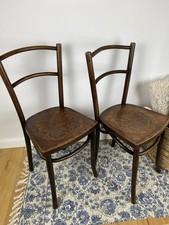 Pair Of Antique Estonian Bentwood Luterma Chairs