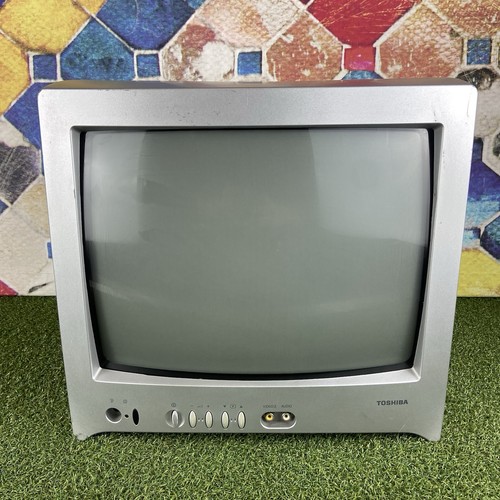 Toshiba crt silver - tv, pal