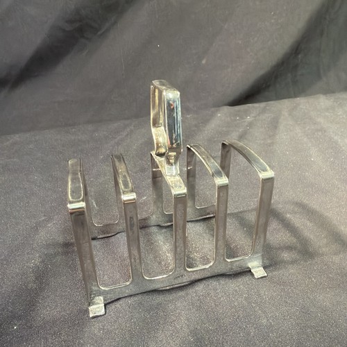 Silver plate epns toast - plate,