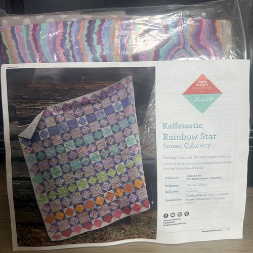 Kaffe fassett rainbow star - fassett,