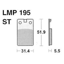 BRAKE PADS ATHENA FANTIC 125