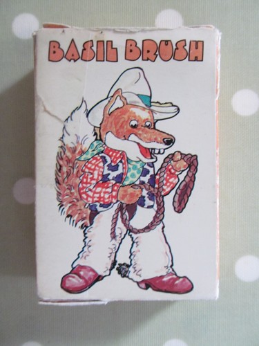 Vintage basil brush card game - vintage,