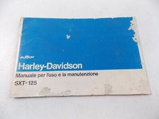 OEM GENUINE 1975 AMF HARLEY OWNER USER MANUAL BOOK SXT-125 CAGIVA ITALIAN