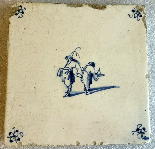 17th delft tile - c,