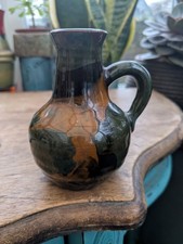 Small flamed glaze jug pitcher Hampton pottery Sedgley 298g