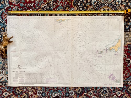 Large vintage map admiralty - vintage,