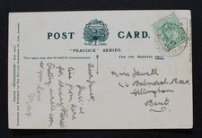 Calbourne, Newport, Isle of Wight 1911 postmark on a C. postcard to Miss. Janet