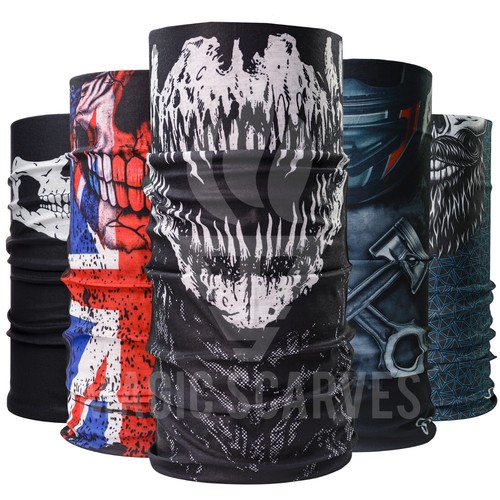 Men motor biker balaclava - biker, neck