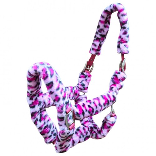 New leopard print fluffy head - new,