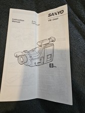 Sanyo Vm-d66p Camcorder  Instructions Manuel For 8mm Camcorder