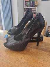 Jane Norman Black Sequin High