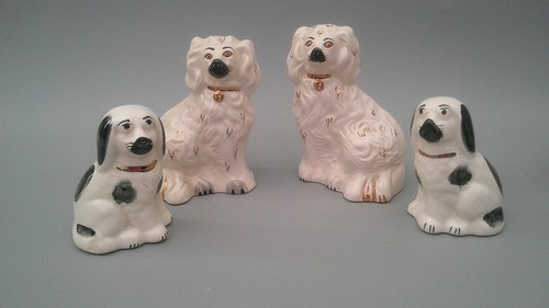 Pair royal doulton spaniel - pair,