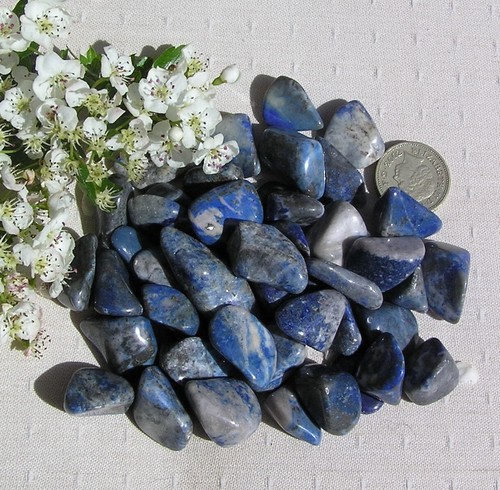 Blue lapis lazuli crystal - 10,