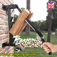 Wall Mounted Wood Kindling Splitter High Carbon Steel Manual Wood Cutter Camping