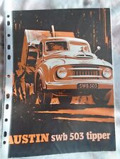 Austin SWB 503 Tipper brochure
