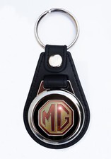 MG FAUX LEATHER KEY RING / KEY