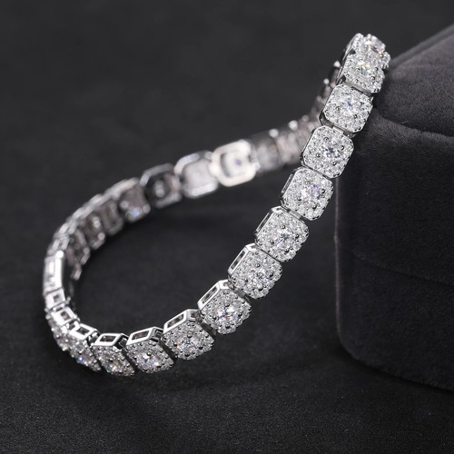 5ct tennis bracelet - 18k, gold