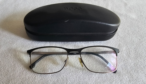 Hugo boss gunmetal glasses - hugo,