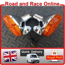 Kawasaki Z200 & Z250 C&G Chrome Indicators Pair Quality Metal Fit Front or Rear