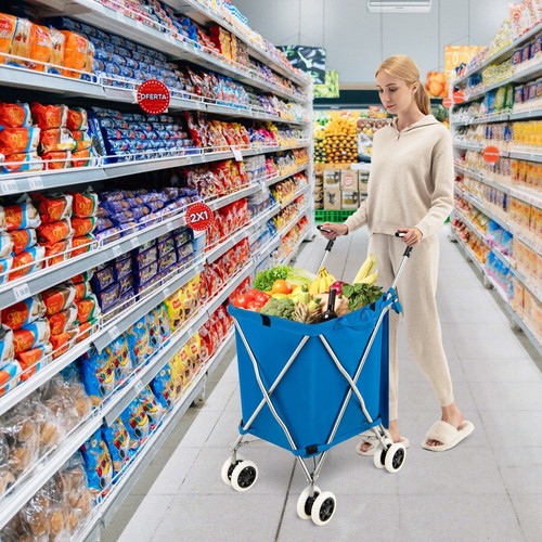 90l folding shopping cart - 90l,