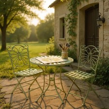 Green Metal 3-Piece Garden