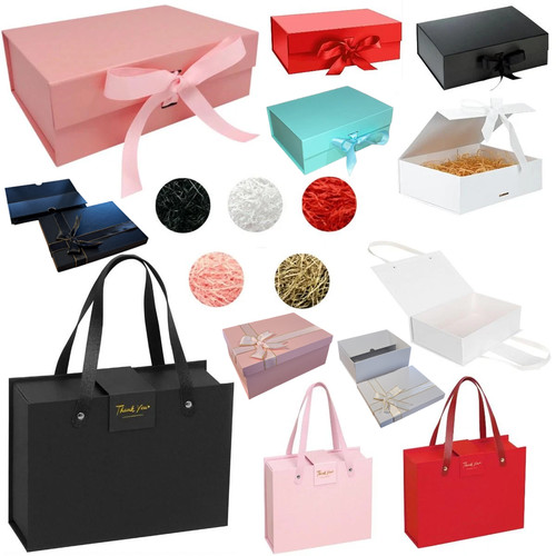 Gift boxes black pink red - boxes,