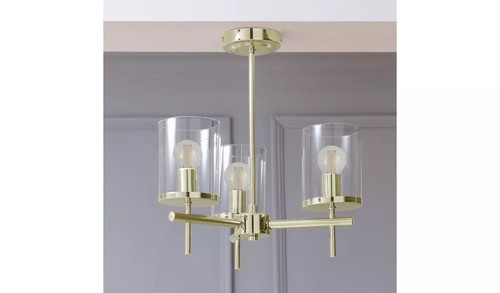 Argos home glass light flush - home,