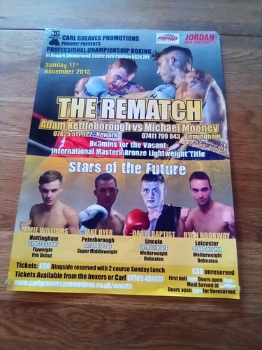 Boxing handbill - boxing,