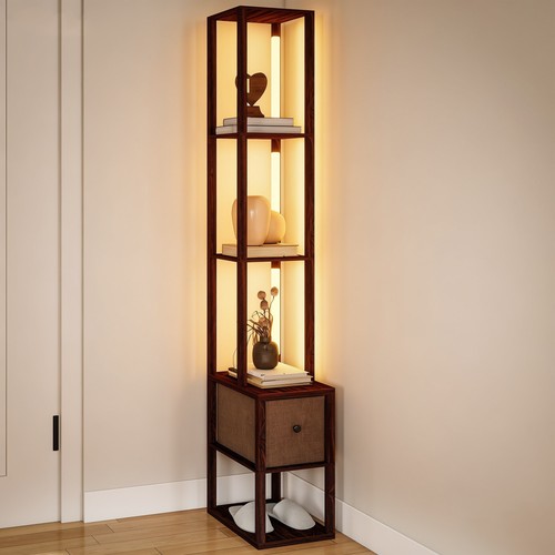 Homcom floor lamp with - lamp,