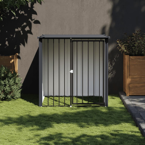 Dog house black - dog, galvanised