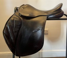 17” Falcon Hawk Event Saddle Brown English Leather Medium Fit