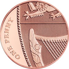 2017 - 2022 1p One Pence Coin
