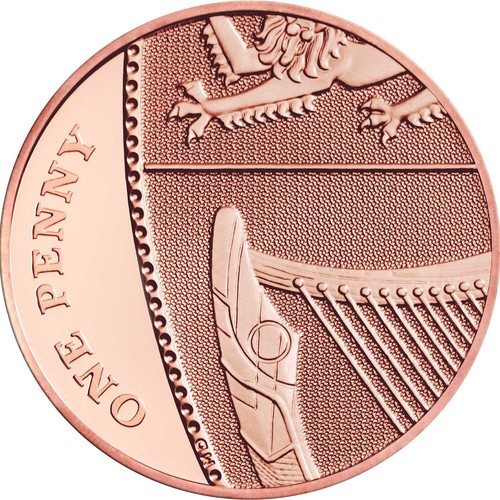 2017 2022 one pence coin - one,