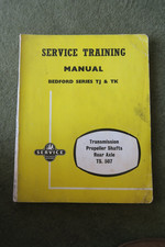 Genuine Bedford TK TJ Workshop Service Manual TS 507 Transmission shafts Axle 