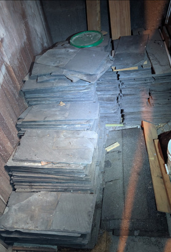 Reclaimed grey slate - reclaimed, roof