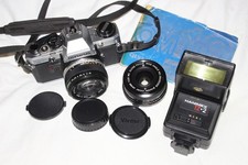 Olympus OM10 SLR Film Camera